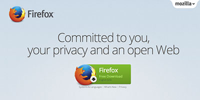 call to action FireFox